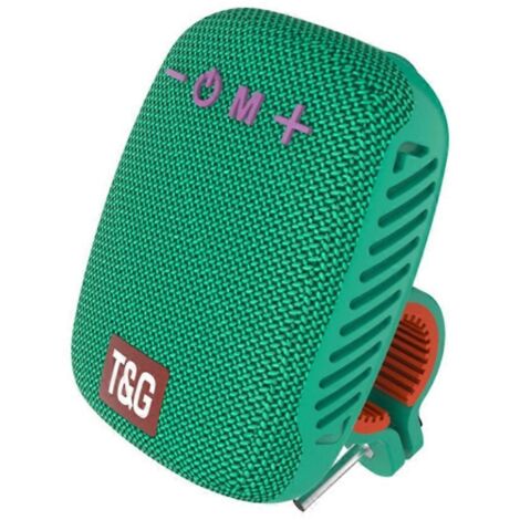 Enceinte sans fil pour vélo avec support extérieur, connectivité TWS et emplacement pour carte mémoire
