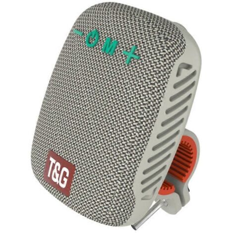 Enceinte sans fil pour vélo avec support extérieur, connectivité TWS et emplacement pour carte mémoire