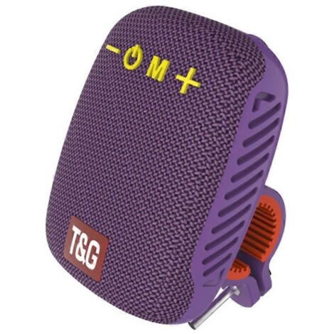 Enceinte sans fil pour vélo avec support extérieur, connectivité TWS et emplacement pour carte mémoire
