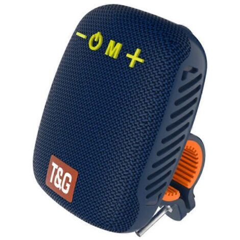 Enceinte sans fil pour vélo avec support extérieur, connectivité TWS et emplacement pour carte mémoire