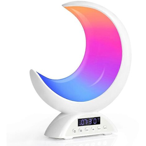 Enceintes portables en forme de lune, lampe de chevet, haut-parleurs audio pour la maison et la chambre