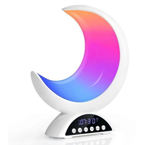 Enceintes portables en forme de lune, lampe de chevet, haut-parleurs audio pour la maison et la chambre