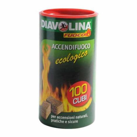 Encendedor de cubitos ecológico, 100 unidades, diablolina