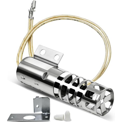 Encendedor redondo para cocina a gas WB2X9154, compatible con GE JGBP32GEL1/JGSP21GEP1/JGBP30AEW1AA, reemplazo para WB13K10027/WB13K1/WB13K04/PS243425,(3-1/2" de largo, 120V, 2,5-3,0A)