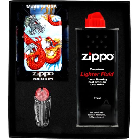 Encendedor ZIPPO DRAGON DESIGN 3 Set de regalo n.° 1