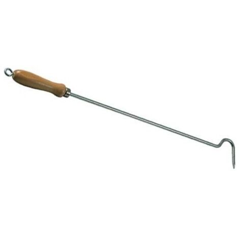 Encendedores para fuego galvanizados con mango de madera Art.134 43 cm