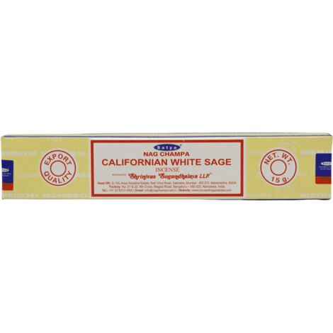 Encens à la sauge blanche de Californie 15 g Satya
