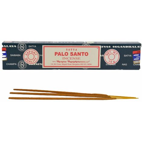 Encens Nag Champa Palo Santo - 15 grammes environ 15 Bâtonnets