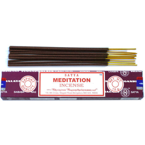 Encens Satya 15g - Méditation- Vendu par 1