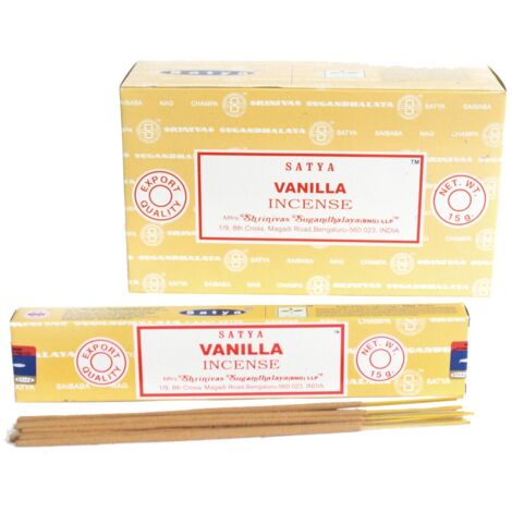 Encens Satya 15g - Vanille- Vendu par 1