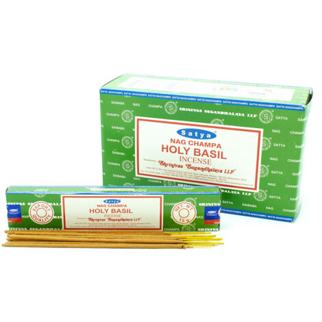 Encens Satya en bâtons 15g - Basilic sacré- Vendu par 1