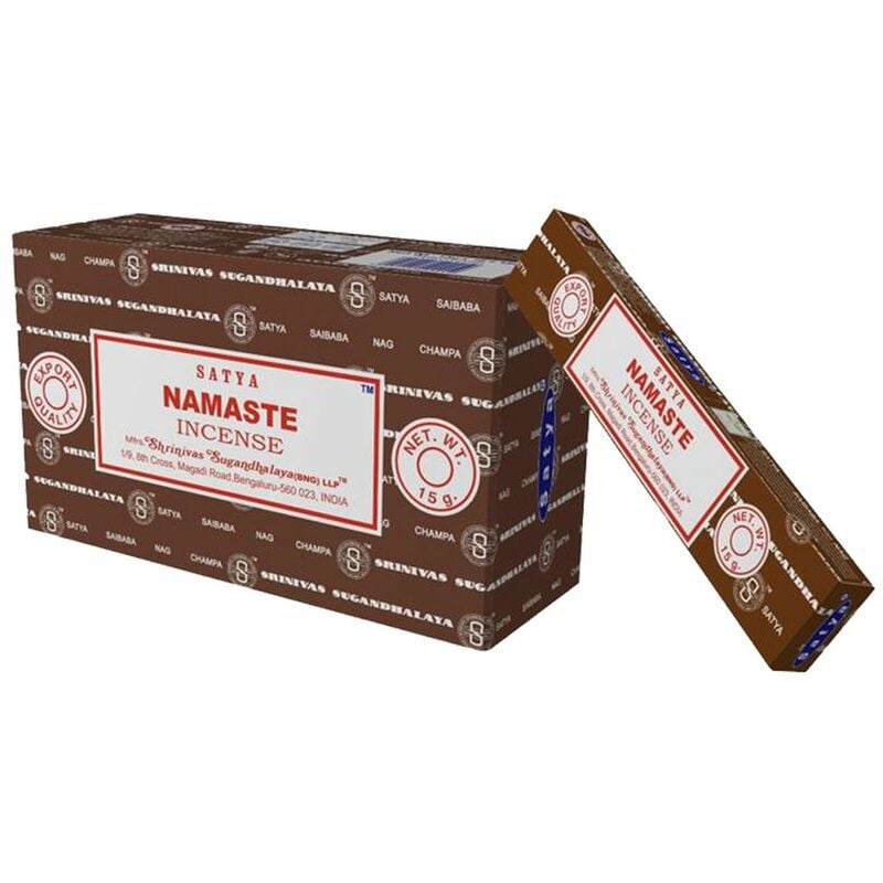 Phoenix Import - Encens Satya Namaste - 12 boites de 15 grammes