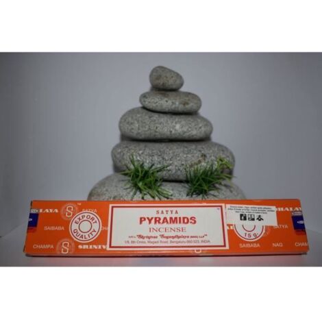 Encens - Satya - Pyramids - Orange - Parfumé - Accessoires disponibles