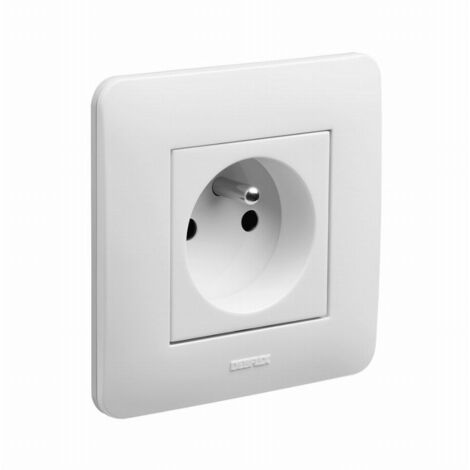 Enchufe 2p+t 16 A Blanco Brillante - Debflex