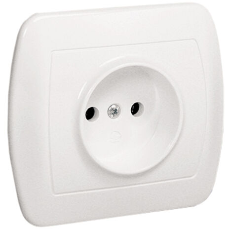 ENCHUFE AKORD 1 VÍA B/U 16A IP20 BLANCO - E131AA-KN045