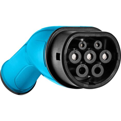 Enchufe AKYGA Tipo 2 AK-SC-E04 monofásico 32 A hembra azul