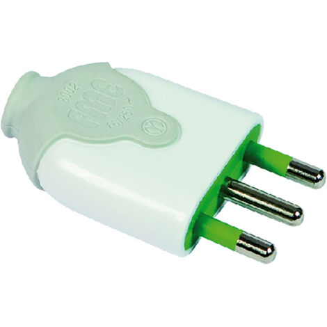 Enchufe bimaterial 16A