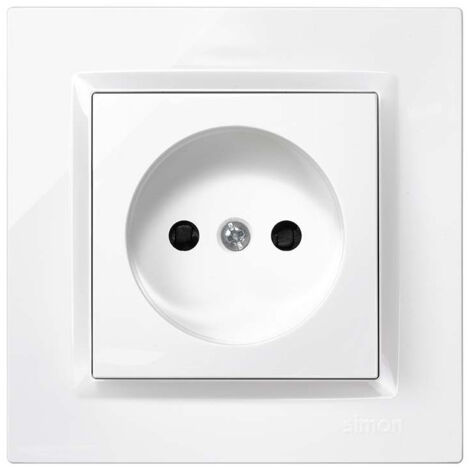 Enchufe bipolar simon s10 blanco