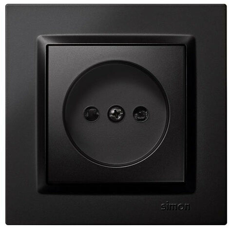 Enchufe bipolar simon s10 negro