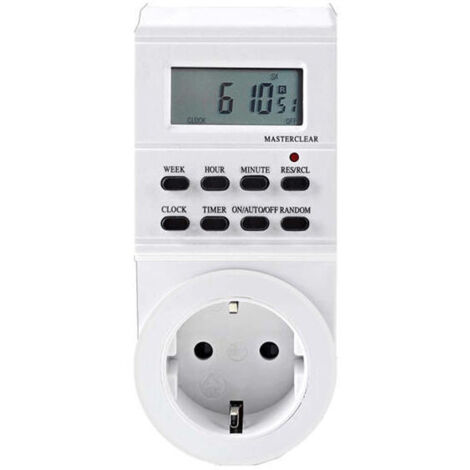 Enchufe con programador digital Silver Electronics 49401