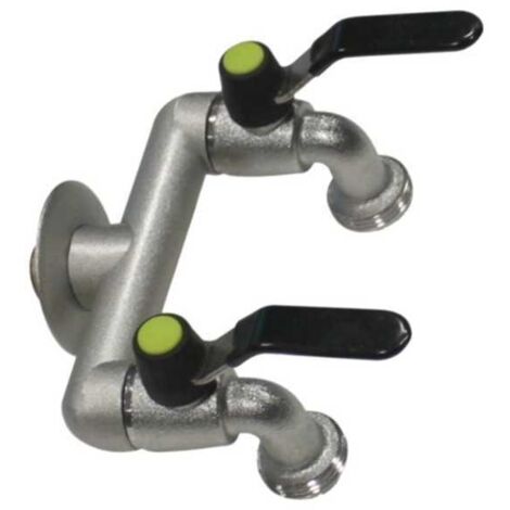 Enchufe de 2 grifos 3/4F + 3/4M Ott 464B Aquatech
