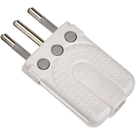 Enchufe de ahorro de espacio Bticino Corner 10A 2P S2465TAE