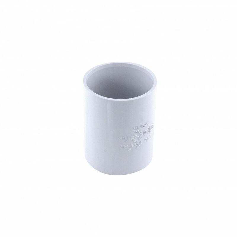 

Manguito de PVC con tope ff ø 40 mm blanco
