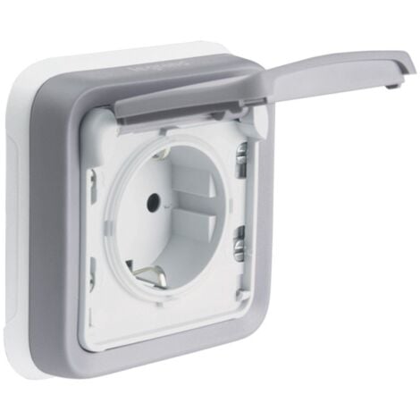 Enchufe exter. 11x4,6x8,6cm plexo 55 empotrar ip 55 - ik07 m