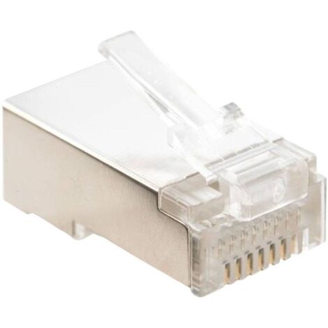 Enchufe Fanton CAT5E 8/8 RJ45 blindados FTP 23724