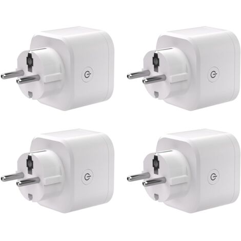 Enchufe inteligente de 16 A/3840 W: control remoto y por voz, monitorización del consumo energético.