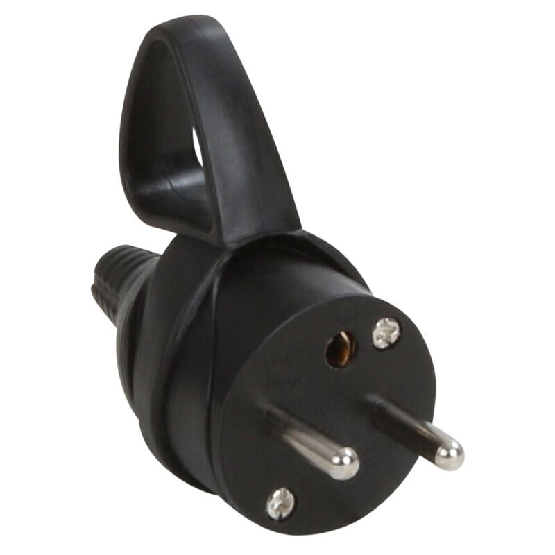 

Enchufe Macho 230 V 10/16 A, De Color Negro