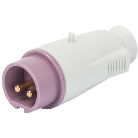 Enchufe móvil Gewiss 2P 16A IP44 violeta 24V GW60064