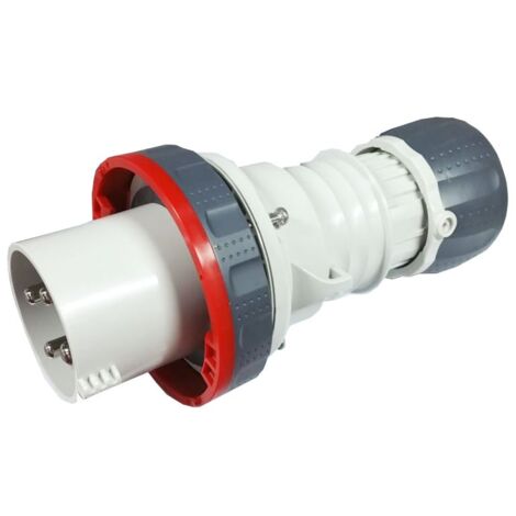 Enchufe móvil Gewiss 3P+E 63A IP67 rojo 380V GW61052H