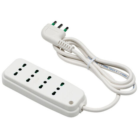Enchufe múltiple 4X2Pu Blanco Retail 47400 Fme
