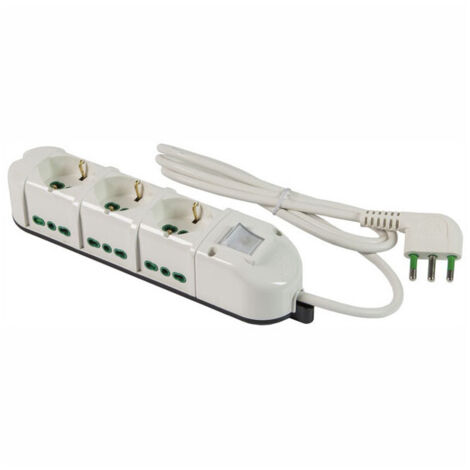 Enchufe múltiple 6X2Pu 3Xsk Lat Int Retail 49122 Fme