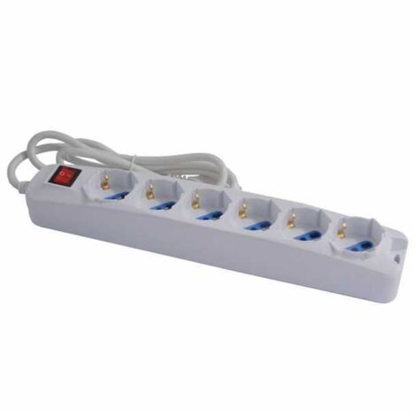 Enchufe múltiple 6X2Pu Sk Int Syntesy 08829