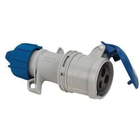 Enchufe m�vil industrial azul FME
