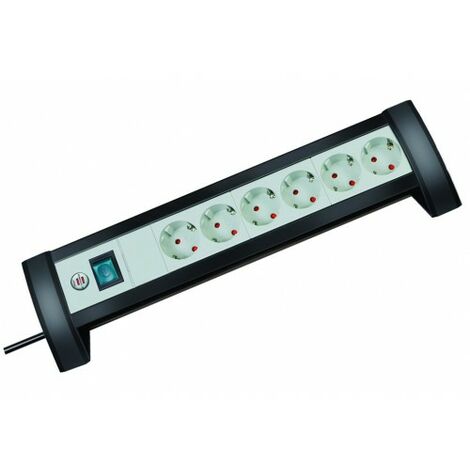 Regleta Enchufes 6 Tomas con Interruptor Ewent EW3932-3M 3500W Blanco