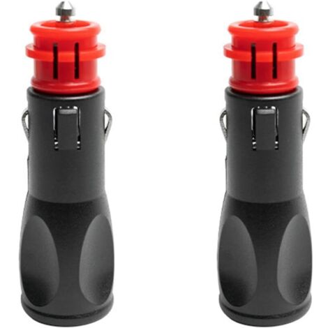 Enchufe para encendedor de cigarrillos, adaptador de encendedor de cigarrillos, toma de encendedor de cigarrillos, adaptador de 12 V para encendedores europeos - Paquete de 2