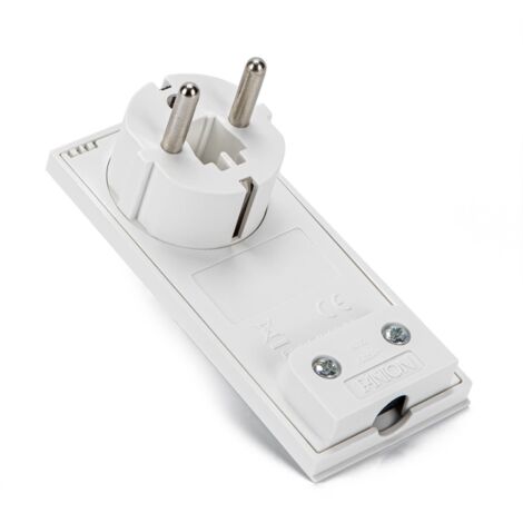 Enchufe plano Schuko 16A 2P+T