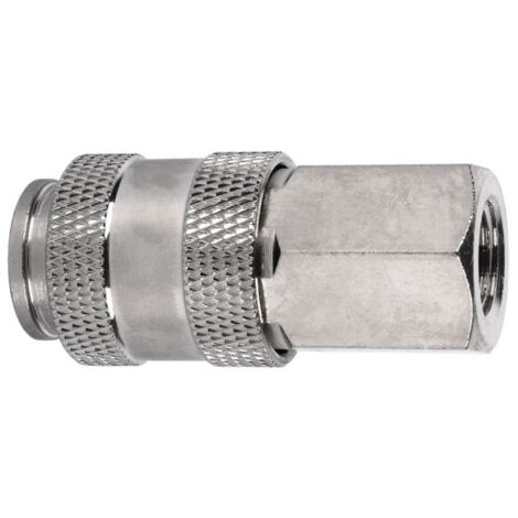 Enchufe rápido acoplador universal rosca hembra para instalaciones neumáticas Rosca 1/4"