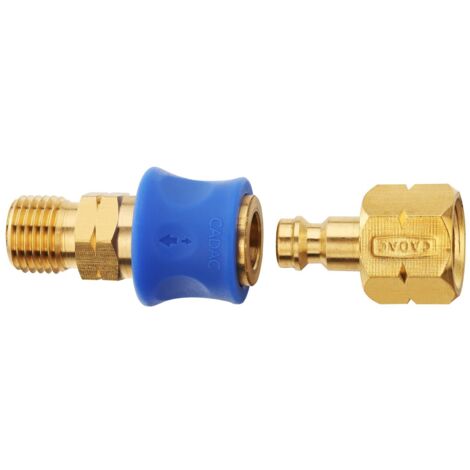 Enchufe rápido de gas G1/2 roscado CADAC Modelo - Modelo simple