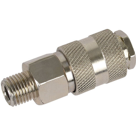 ENCHUFE RAPIDO UNIVERSAL ROSCA MACHO 1/4 -