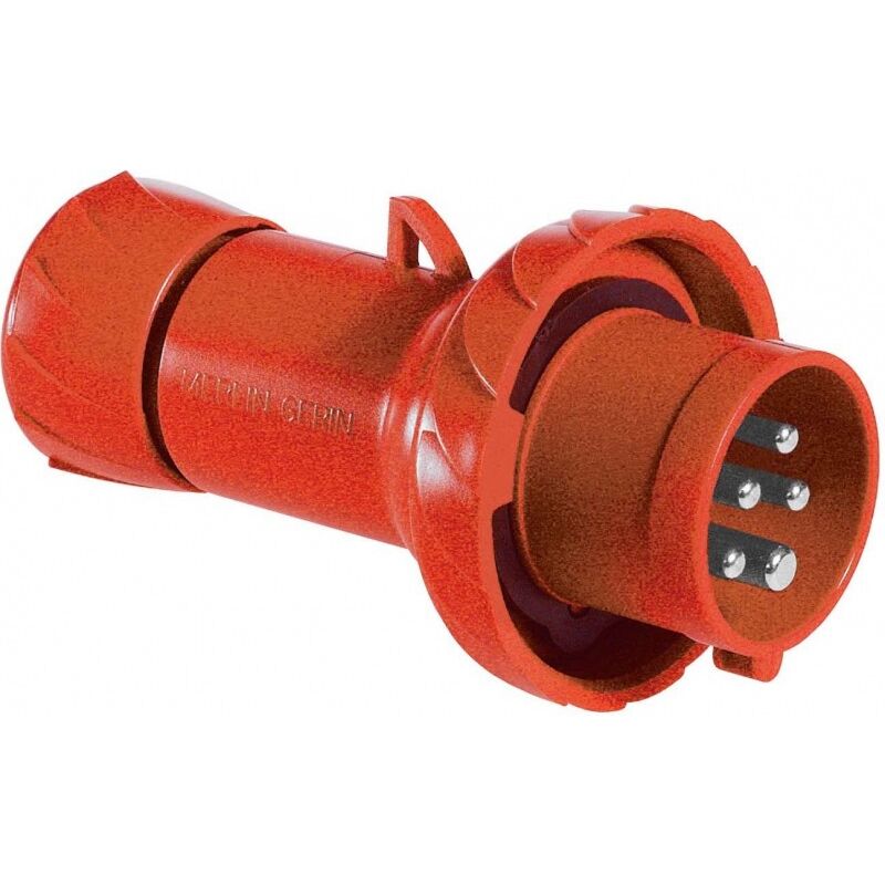 Enchufe Schneider industrial móvil 3X16A+TN 400V IP67 rojo PKX16M735