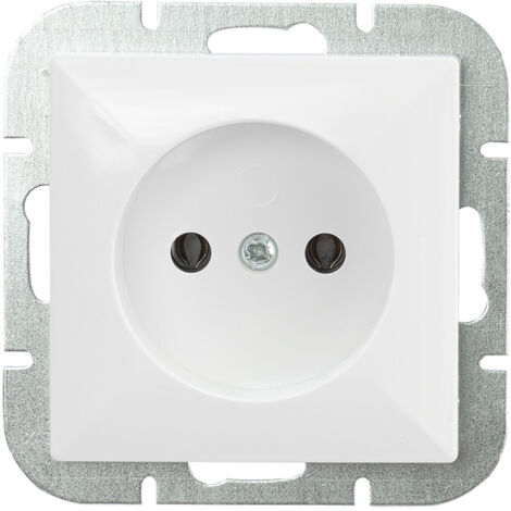 ENCHUFE SIMPLE PEARL P/TB/U BLANCO - E+9000155