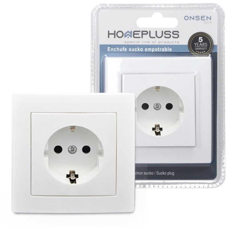

Enchufe sucko empotrable Onsen - 6u caja exp
