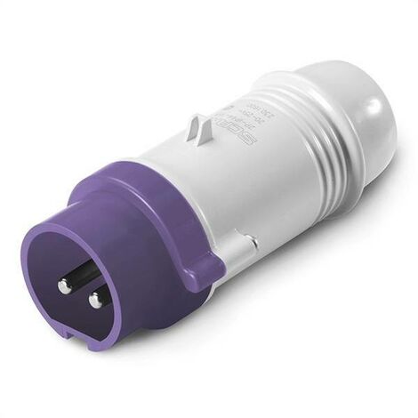 SCAME Enchufe volante 2p 16a 24v color viola 230.1600