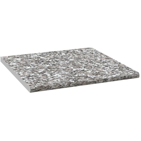 Encimera de cocina aglomerado gris textura granito 60x60x2,8 cm vidaXL - Gris
