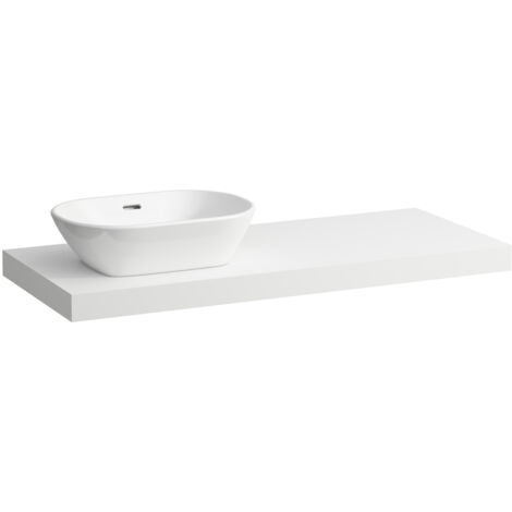 Encimera de lavabo LAUFEN LANI, un corte a la izquierda,