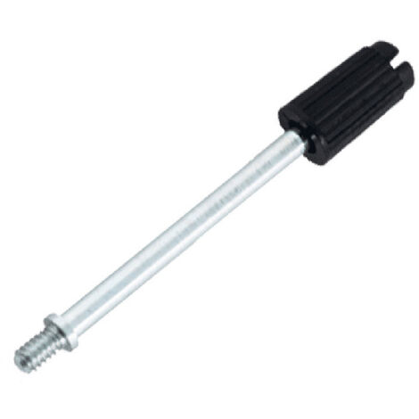 encitech 6718-0101-02 JSPCBK-51-M2.5-T5 Rändelschraube Metall, Schwarz 1 St. Bulk